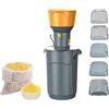 Easy Media Mulino elettrico EM-GR60LT per macinare cereali da 60l 1,6hp 1300W molino