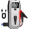 BOTEAIFIU Booster Avviamento Auto Avviatore Batteria Portatile Moto Emergenza Jump Starter