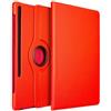 No name Custodia per Samsung Galaxy Tab S9 Plus Smart rossa