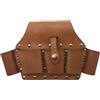 Pinza Elettricista Pelle Marrone Organizer 5 Slot Montaggio Cintura Borsa Attrez