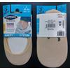POMPEA 6 Paia Salvapiede fantasmino Uomo POMPEA Cotone con Silicone 43-46 Bianco o Skin