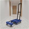 Carrello Pieghevole a 4 Ruote Robusto Carrello da Trasloco Pieghevole Portatile