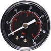 Manometro ottone e plastica 0-60 PSI attacco posteriore 1/4 NPT per uso piscina