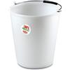 STEFANPLAST Secchio Senza Becco in Plastica Bianco 12 Litri