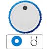 Robot Scopa Aspirapolvere Smart 3 in 1 USB Ricaricabile Silenzioso 23x23x6cm per