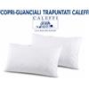 Caleffi Coppia Copriguanciali Caleffi Trapuntato Imbottito Federe Cuscino Antiacaro