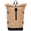 Sandqvist Icon Rolltop Zaino porta PC 16", 26L, Beige, scomparto laptop 16", materiali riciclati e idrorepellenti