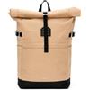 Sandqvist Icon Rolltop Zaino porta PC 14", 23L, Beige, scomparto laptop 14", materiali riciclati e idrorepellenti