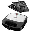 Russell Hobbs Fiesta Sandwich Maker Deep Fill 3-in-1, Sandwich, Waffle, Grill, 760 W, Funzioni Panini, Toast e Griglia, Design Compatto Nero - 24540-56