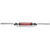 Accossato Manubrio accossato made in italia d.22, honda XL 200 200 cc (-), colore argento e paracolpi blu (sh4b)
