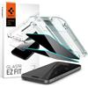 Spigen Pellicola protettiva in vetro temperato Spigen Privacy EZ FIT per iPhone 15