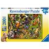 Ravensburger - Puzzle Giungla vivace, 200 Pezzi XXL, Età Raccomandata 8+