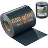 workingHOUSE Telo Frangivista in PVC per Rete a Doppia Sbarra 650g/m² 35m x 19cm Schermo per