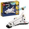 LEGO 31134 Creator Space Shuttle, Set 3 In1 Con Astronauta E Astronave Giocattolo, Gi