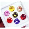 Mix Colore Zaffiro Forma Rotonda 6x6 Mm 7 Pz Lotto Pietra Preziosa R503