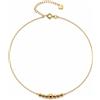 Collana Fantasia in ORO GIALLO con Sfere Lucide 18 KT 750% List. 405€