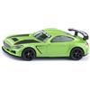 Siku 1118 Mercedes-AMG GT4, modellino di auto da corsa con design racing, carrozzeria in metallo, verde, modello di auto sportiva per bambini e appassionati di sport motoristici