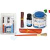 adeco COLLA PER TESSUTO GOMMONE NEOPRENE HYPALON 125gr CON PEZZA PER RIPARAZIONE KIT