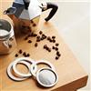 Bialetti MORENITA RICAMBI SET 2 GUARNIZIONI + FILTRO X CAFFETTIERA 6 TAZZE GLI ORIGINALI