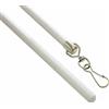 GARDINIA 506 Asta tiratende, Alluminio, Bianco, 100 cm