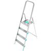Colombo Scala Pieghevole in Alluminio Libellula 3/4/5/6/7/8 Gradini Senza Rivetti | Scala 4 Gradini, Robusta con Piattaforma Antiscivolo | Portata 150kg | Conforme EN131 TÜV-GS | Made in Italy
