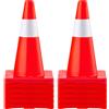 VEVOR Set di coni stradali per controllo traffico base in PVC 12 pezzi