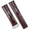 Dismay Cinturino In Pelle Marrone 22/20 Mm Fatta Per Timewalker Montblanc