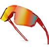LXONTSG Unisex Kinder Sonnenbrille Occhiali da ciclismo per bambini Occhiali da Sole