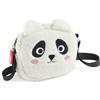Back2Fun Borsa Pelosa Panda B2F Borsa a tracolla unisex per bambini 175 x 160 x