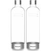 Philips Water Soda Maker Bottiglia Cabin, 1 litro, trasparente (Confezione da 2)