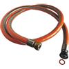 SOMATHERM FOR YOU, Tubo in acciaio inox 2 m per bottiglia butano/propano - Raccordi dado girevole 20/150 e 15/21 - Durata illimitata - ideale per alimentare i tuoi dispositivi a gas