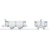 Dundas Hudson Carrello Aperto In Legno A 4 Ruote Con 3 Tavole Dundas DM33