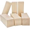 Thiecoc Blocchetti in Legno da Scolpire e da Intaglio Set - 6 Blocchi da Intaglio in Tig