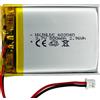 HXJNLDC 3.7V DC Rechargeable Polymer Lithium Battery 603040 6×30×40.5mm 800mAh Batteria