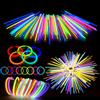 Kangtaixin Braccialetti Luminosi Fluorescenti 100 Bastoncini Luminosi con 100 Connettori