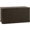 Toomax Multibox Rattan baule da 420L in plastica resistente effetto rattan