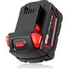KEATFE Batteria M18 5,5 Ah per utensili elettrici Milwaukee 18 V,
