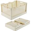 Geegear Cesta pieghevole scatola portaoggetti cesto plastica scatola cassetta 19 litri