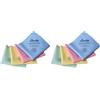 Vileda Professional, Panno PurMicro Active, Multicolore, 4u, Microfibra alte prestazioni, Rivestimento PUR, Antimacchia superfici lisce, Vetro e Inox, Alta assorbenza, Durevole, 38x35cm