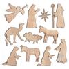 Baker Ross Mini formes en bois sur la Nativité (Paquet de 45)