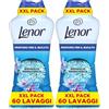 Lenor Profumatore Bucato Perle Profumate Lavatrice, MAXI FORMATO Risveglio Primaverile, XXL PACK 735g, Il Profumo Per Il Bucato Che Diffonde Un Fresco Profumo Che Dura a Lungo (Confezione da 2)