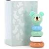 Vilac- Impilabile in Legno Boizoos, Alice Le Koala, Multicolore, 8085G
