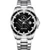 Stilecorse Orologio da polso in Acciaio per amanti Mercedes Benz AMG Heritage Stripe Carbon