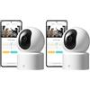 XIAOMI Smart Camera C301 (Videocamera di sorveglianza), risoluzione 2K, protezione privacy, visione notturna a colori, visione completa a 360°, rilvamento delle persone, audio bi-direzionale