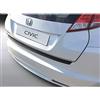 RGM Protezione paraurti Posteriore ABS Compatibile con Honda Civic HB 5 Porte 2012-2015 Nero