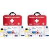 AIESI® Cassetta medica di pronto soccorso (Borsa) con ALLEGATO 2 per aziende meno 3 dipendenti, Conforme DM388/DL81, Made in Italy (Confezione da 2)