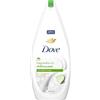 Dove Docciaschiuma Rinfrescante, Idratante Dermo-Naturale, Cetriolo e Tè Verde, 1/4 Crema Idratante, Dermatologicamente Testato, Bagnoschiuma Uomo e Donna, 100% Bottiglia Riciclata* 750 ml