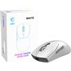 MSI (Micro-Star International) MSI FORGE GM340 W Mouse da gioco wireless bianco grigio 57 g Tri-Mode 12000 DPI