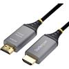 StarTech Cavo HDMI 2.1 Ibrido Attivo Ottico (AOC) 15m CMP Plenum, 8K 60Hz, 48Gbps, eARC, Certificato Ultra High Speed HDMI 2.1/2.0