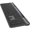 Logitech Signature Slim Solar+ K980 for Business, tastiera wireless, digitazione discreta, ricevitore sicuro, Bluetooth, Windows, Mac - Graphite - QWERTY